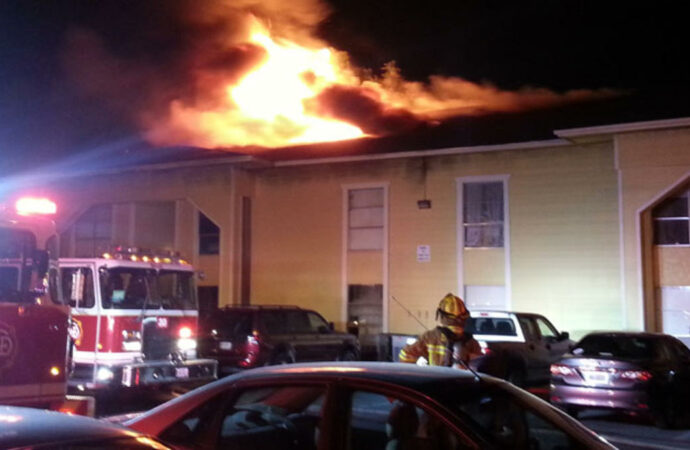 2-Alarm Fire at Spanish Garden Apartments on Royal Lane